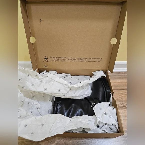 Dr. Martens ANISTONE HI LEATHER BIKER BOOTS - Picture 10 of 12